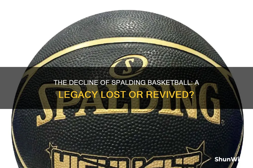what happened to spalding basketball
