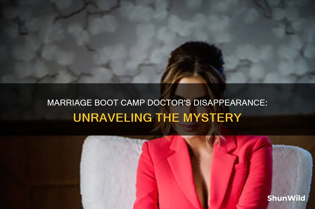 what happened to the doctor on marriage boot camp