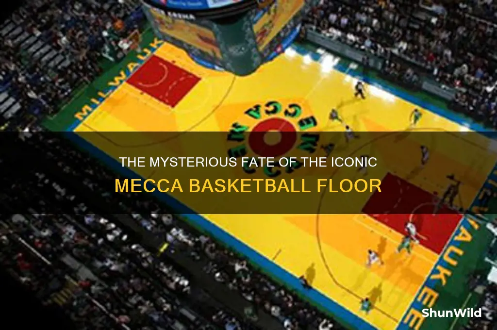 what happened to the mecca basketball floor