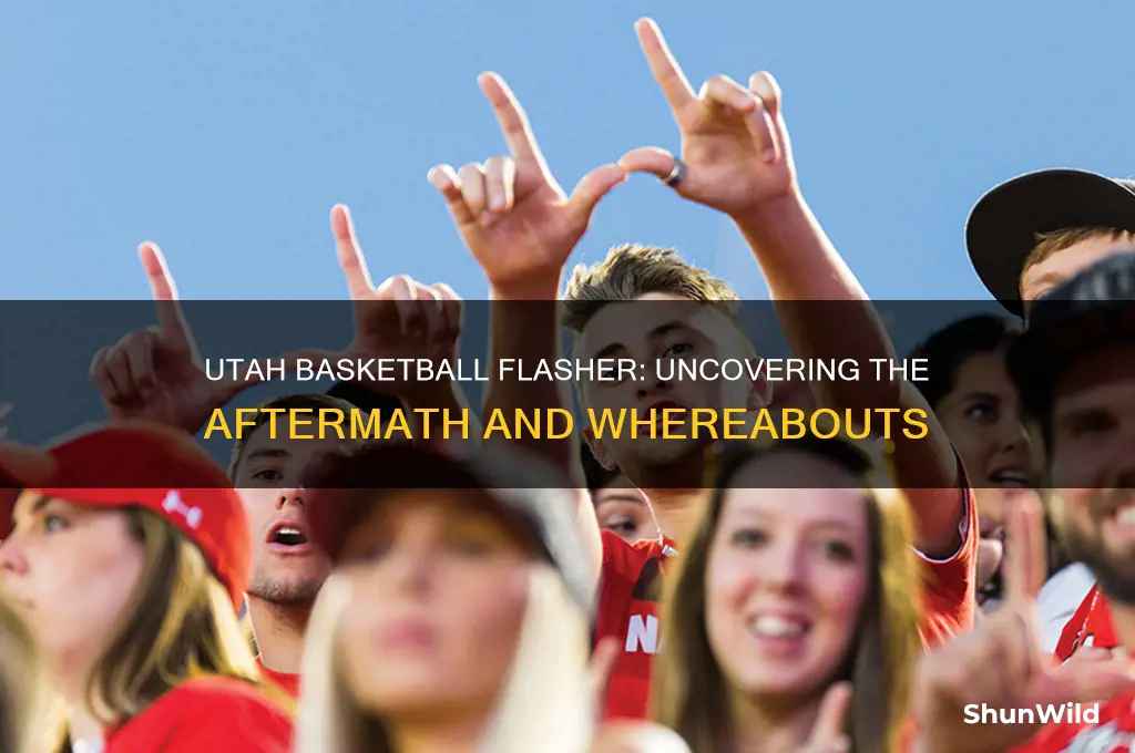 what happened to the utah basketball flasher