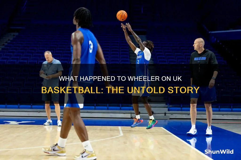 what happened to wheeler on uk basketball