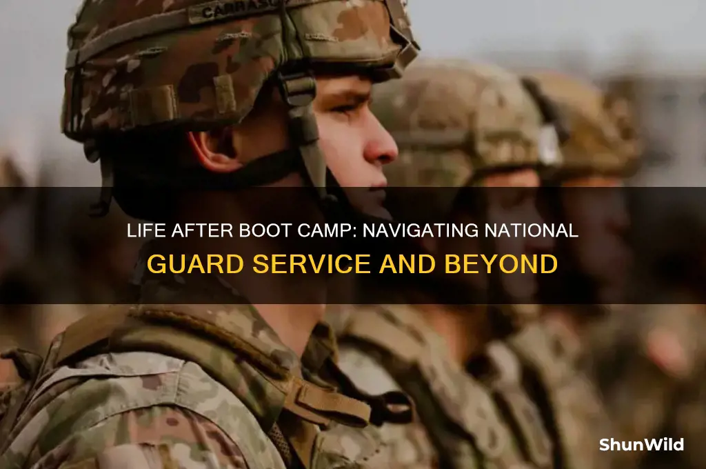 what happens after boot camp in the national guard
