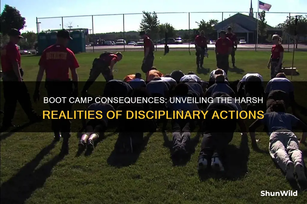 what happens as punishment in boot camp