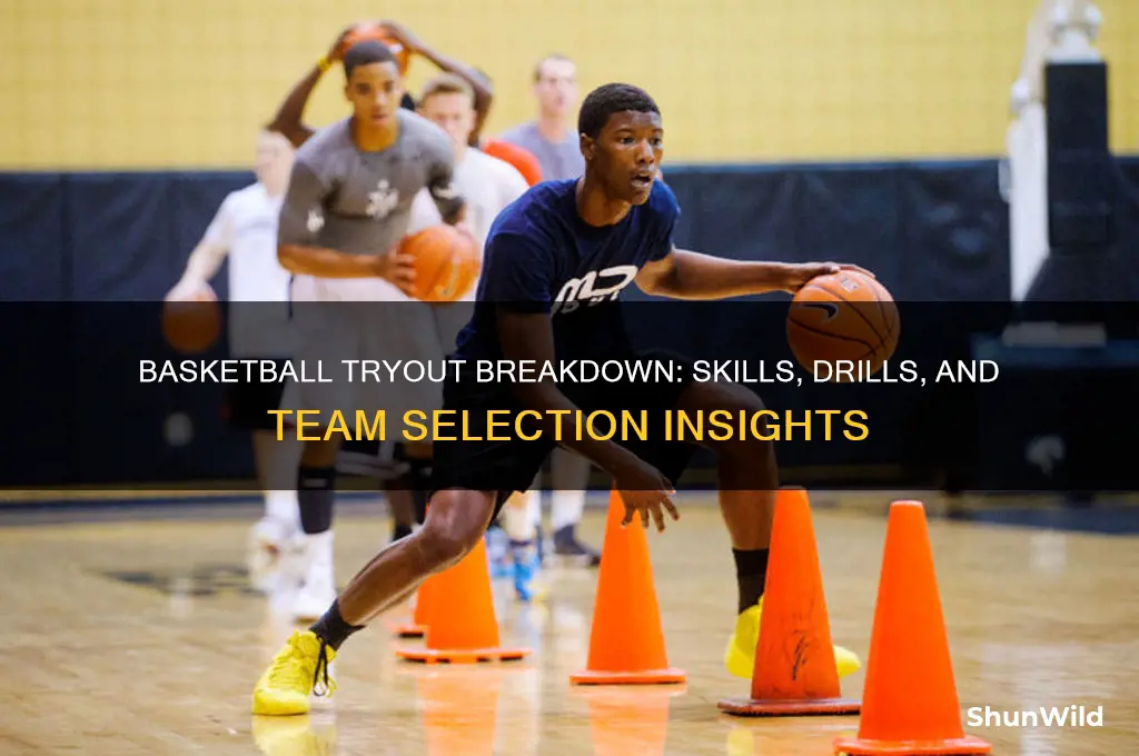 what happens at a basketball tryout