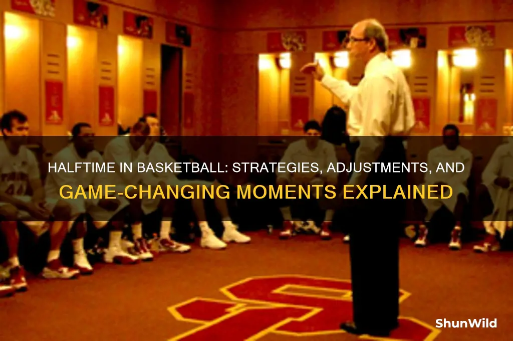 what happens at halftime in basketball