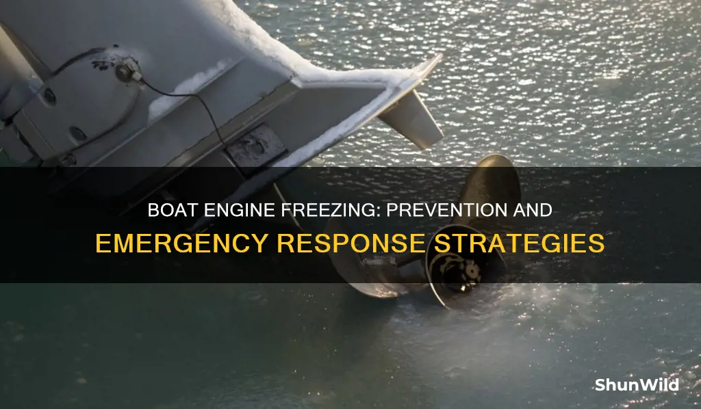 what happens if boat engine freezes