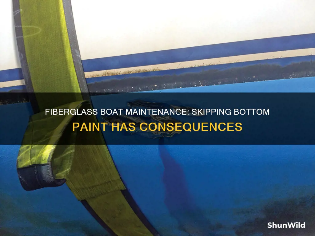 what happens if I dont bottom paint fiberglass boat