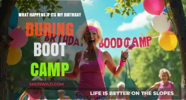 Celebrating Your Birthday in Boot Camp: What to Expect
