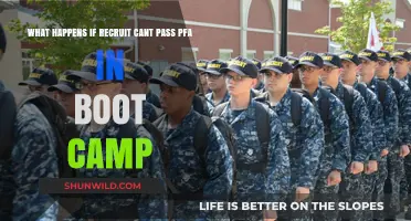 Failing PFA in Boot Camp: Consequences and Next Steps for Recruits