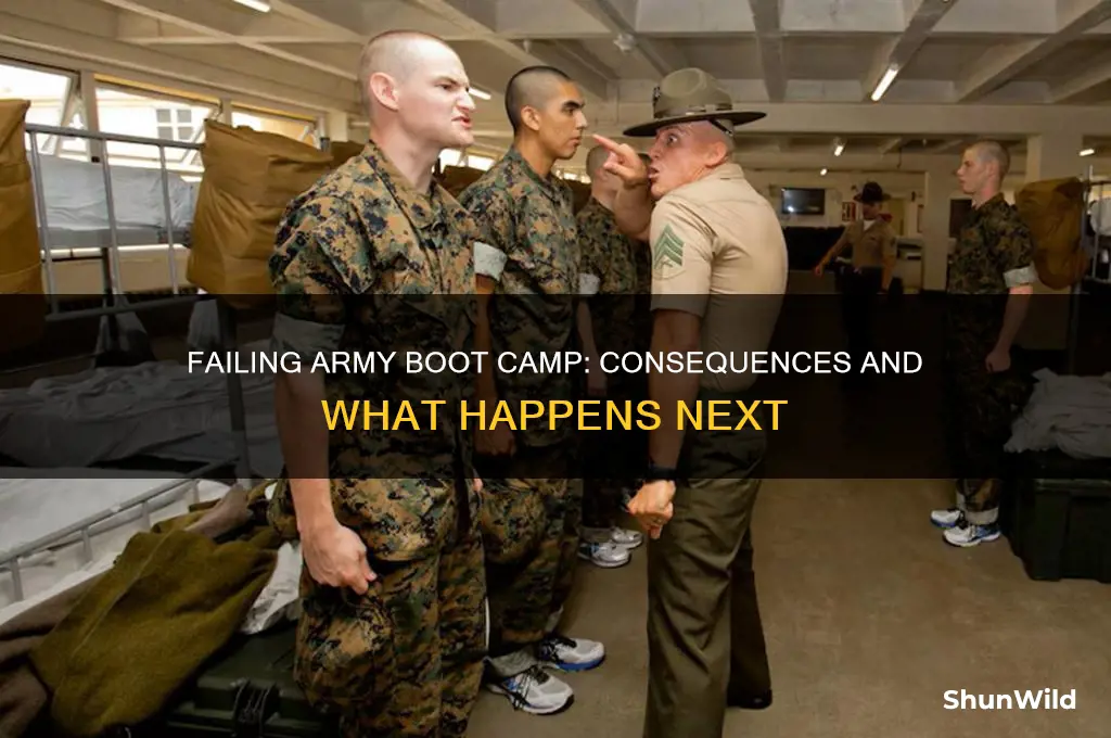 what happens if you don t graduate army boot camp