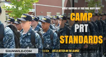 Failing Navy Boot Camp PRT Standards: Consequences and Next Steps
