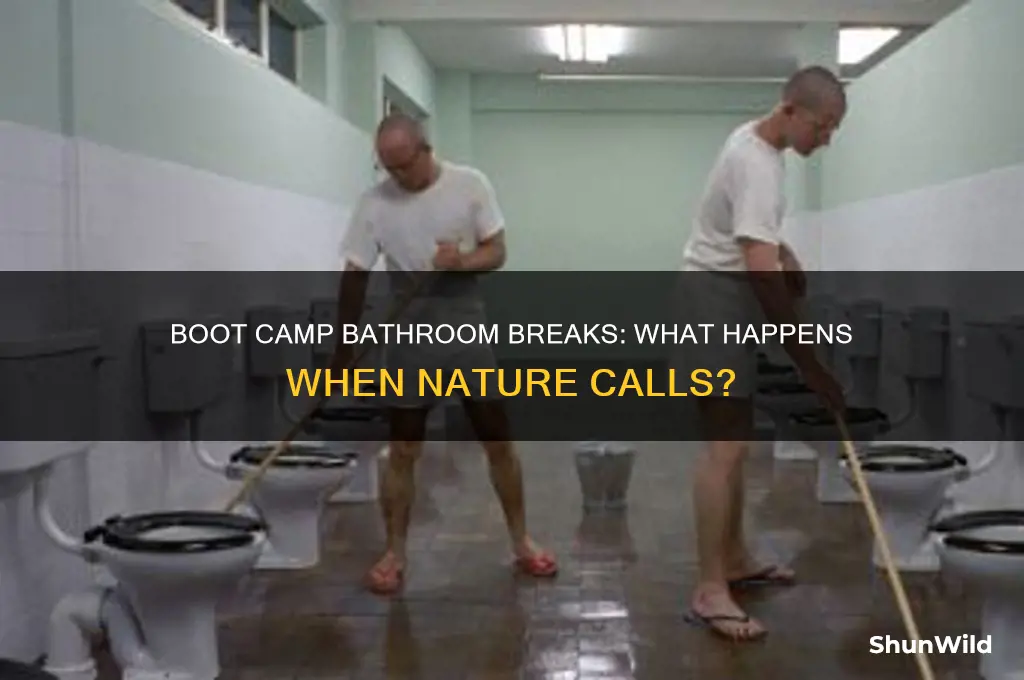 what happens if you have to poop during boot camp