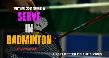 Consequences of a Missed Serve in Badminton