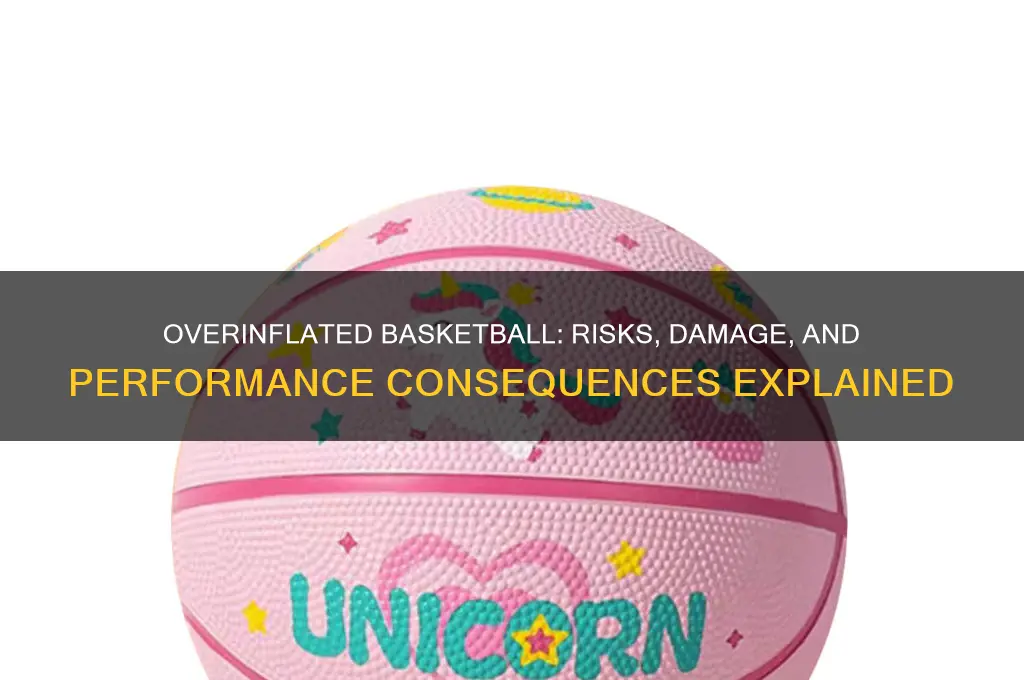 what happens if you over inflate a basketball