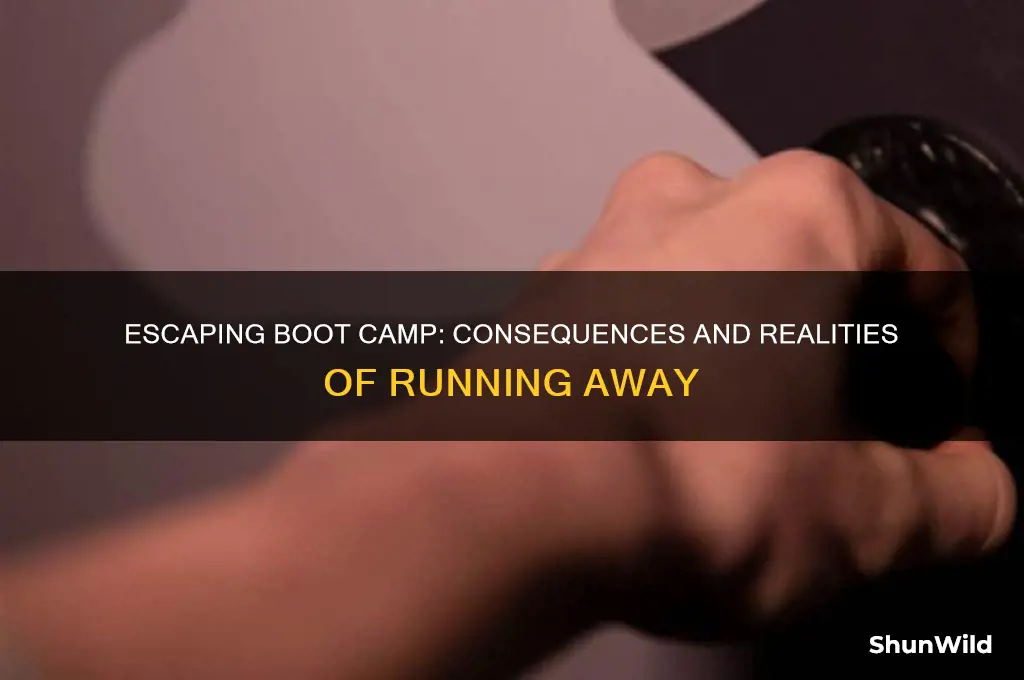 what happens if you run away from boot camp