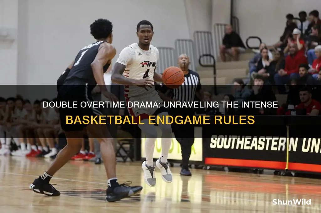 what happens in dobule overtime basketball