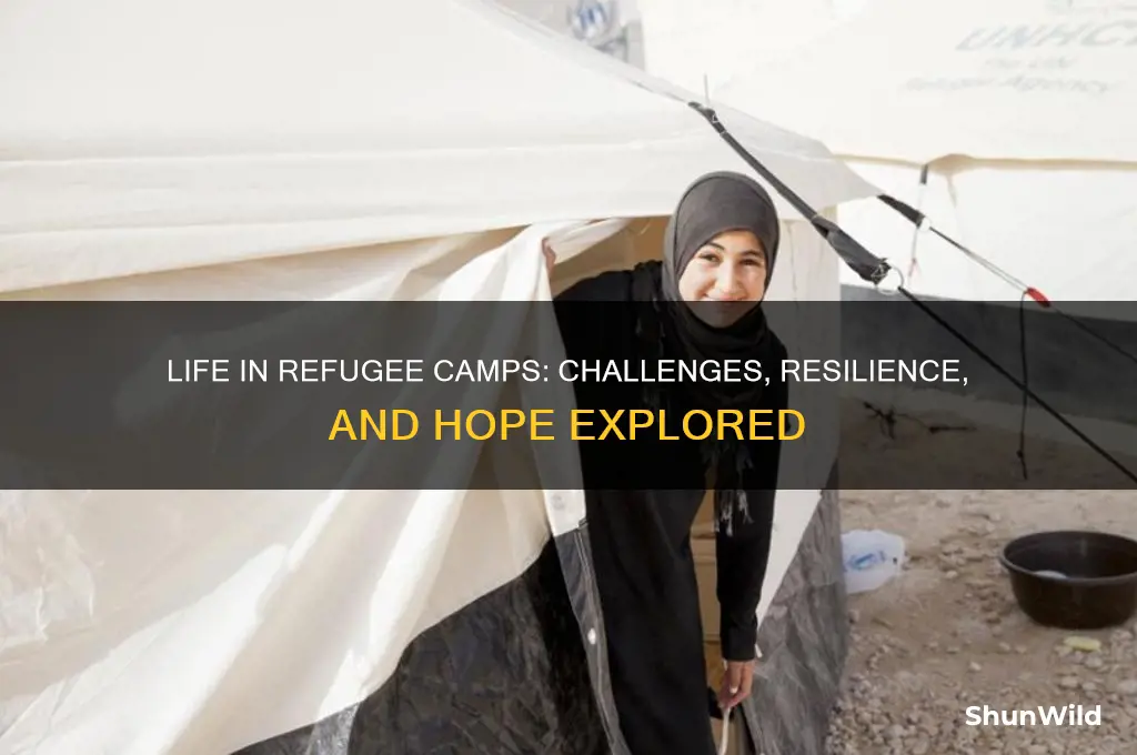 what happens in refugee camps
