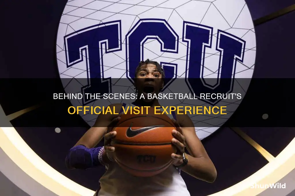 what happens on a basketball official visit