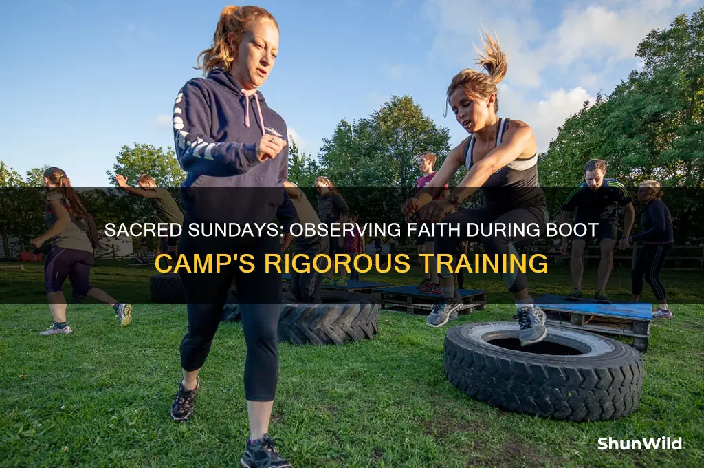 what happens on religious service days at boot camp