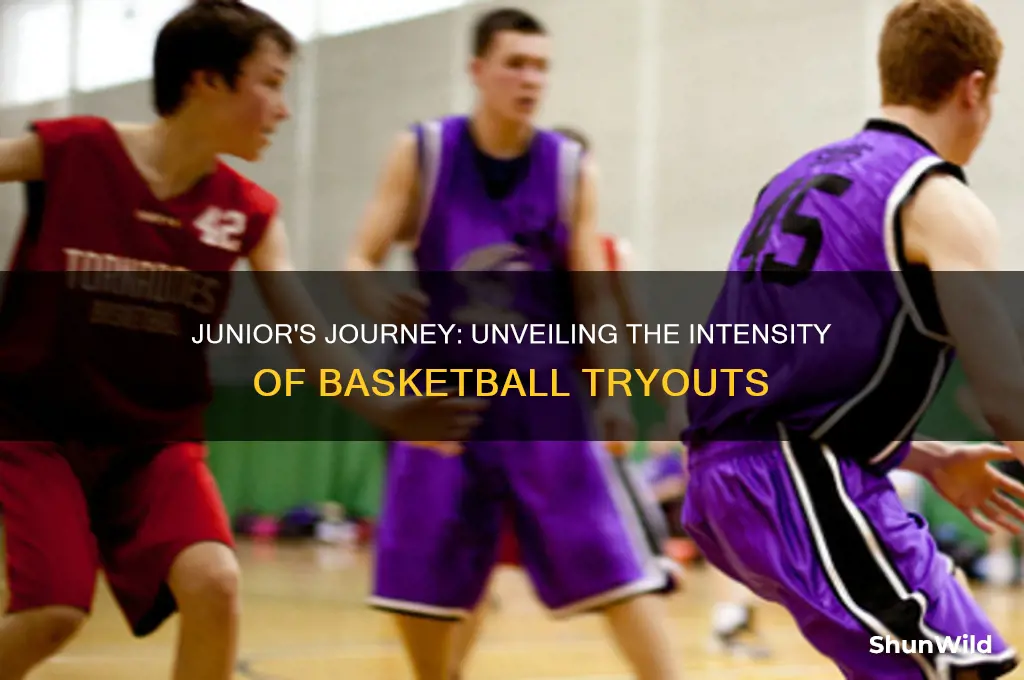 what happens to junior at basketball tryouts
