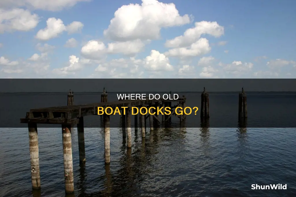 what happens to old boat docks do people sell them