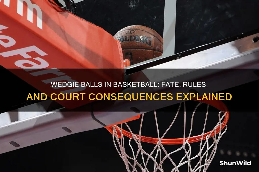 what happens to wedgie balls in basketball