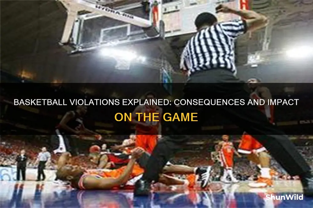 what happens when there is a violation in basketball