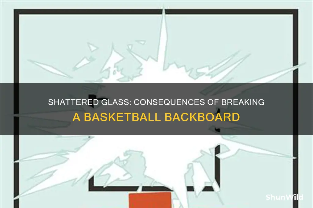 what happens when you break a backboard in basketball