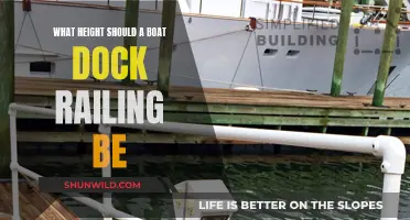 Boat Dock Railings: How High Should They Be?