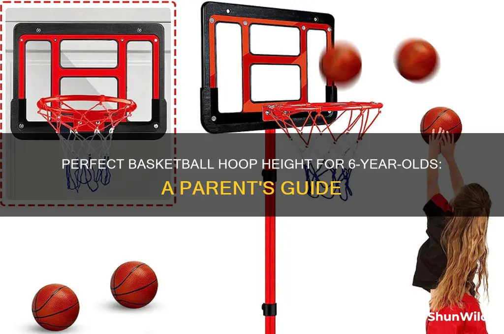 what hieght basketball goal for 6 yr old
