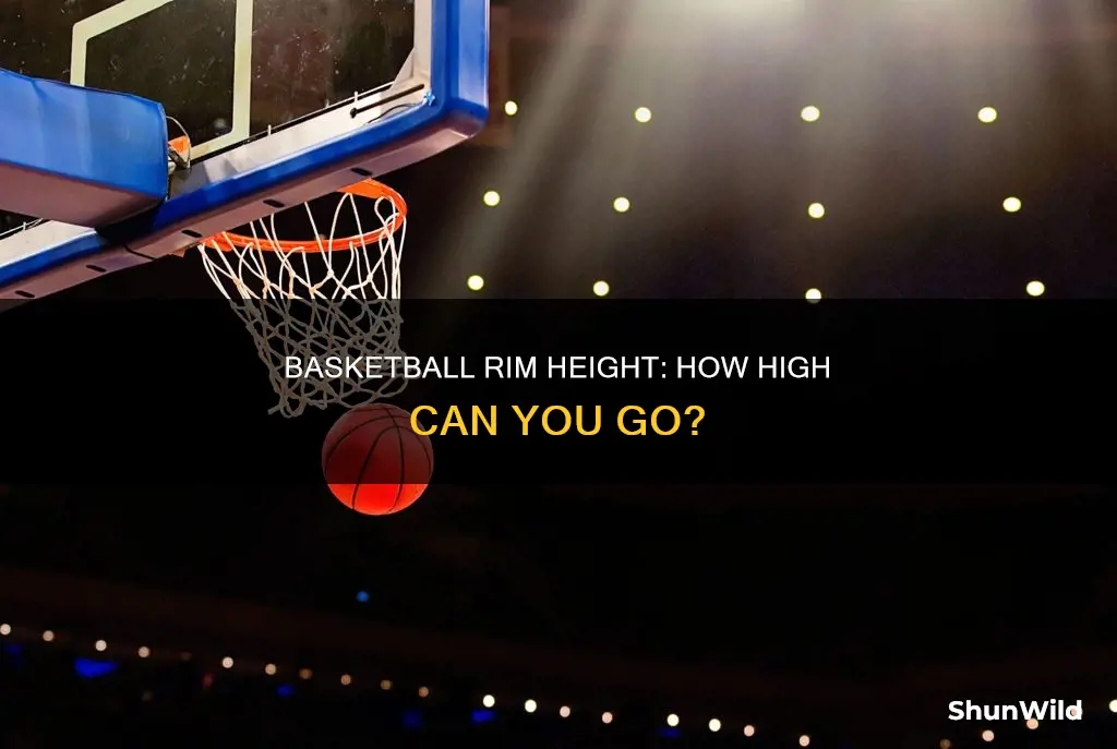 what high is a basketball