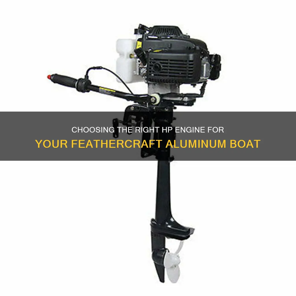 what hp engine for feathercraft aluminum boat