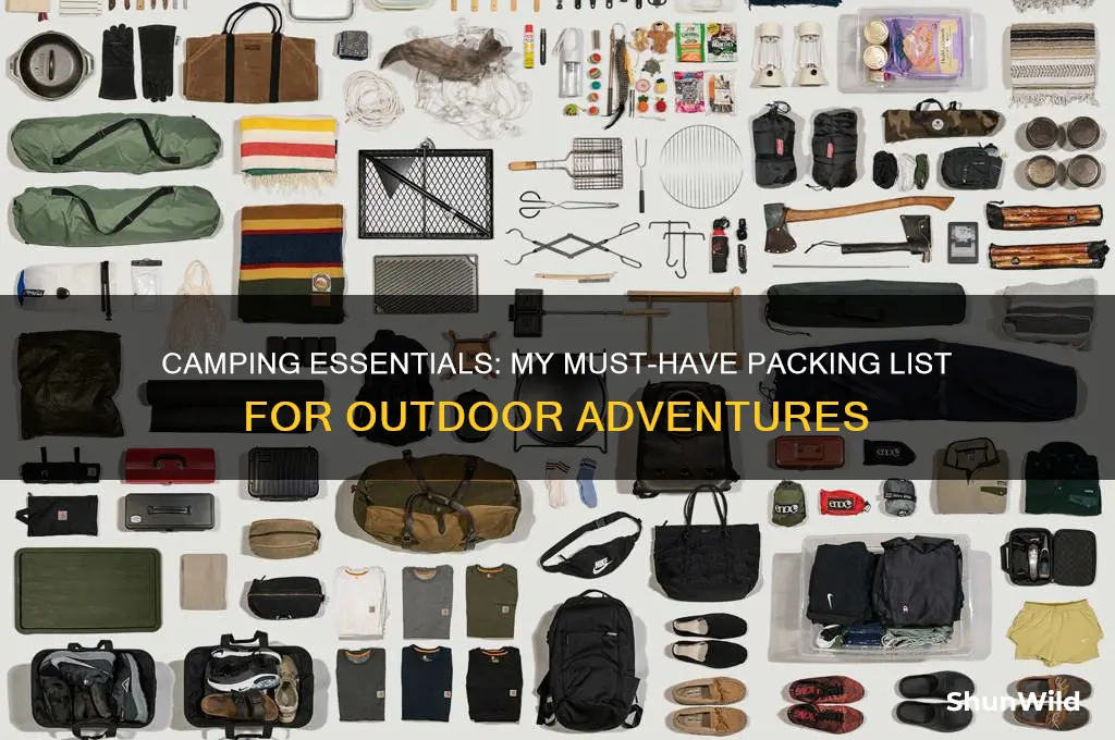 what i pack for camp