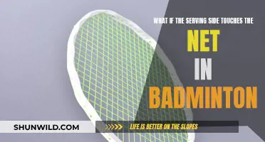 Net Touch in Badminton: What Happens When the Server Faults?
