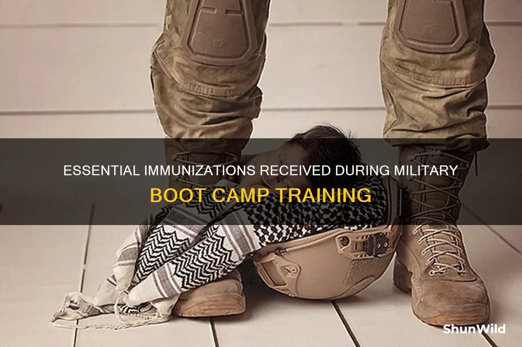 what immunizations do you get in boot camp