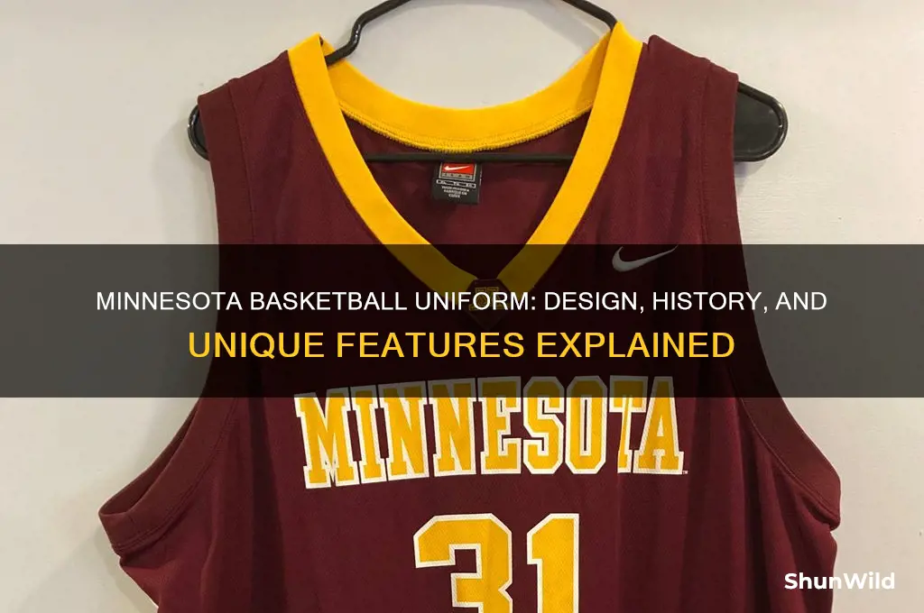 what in on minnesota uniform basketball