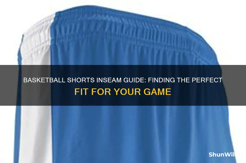 what inseam are basketball shorts
