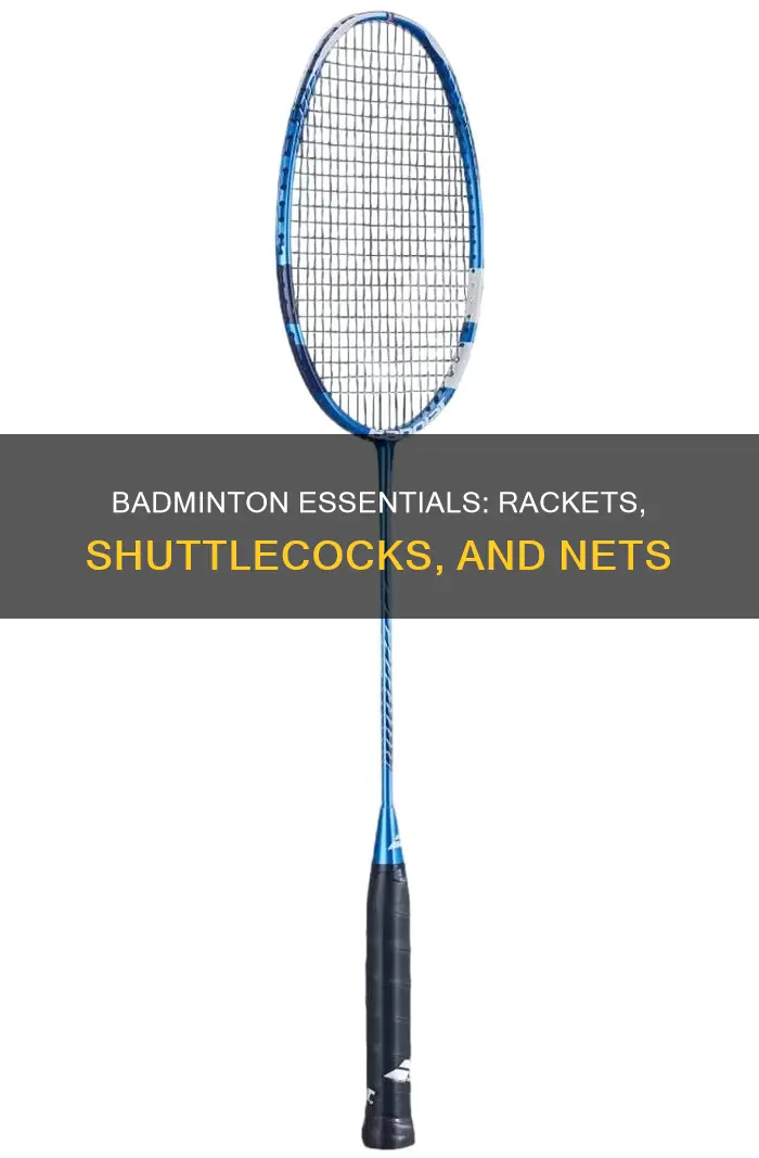 what instrument do you use in badminton