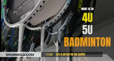 Understanding 3U, 4U, and 5U Badminton Racket Weights