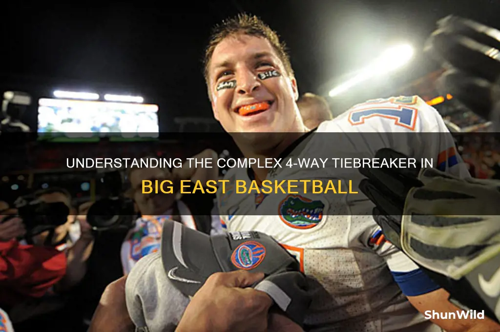 what is 4 way tiebreaker big east basketball