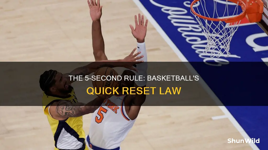 what is 5 second rule in basketball