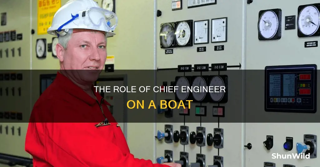 what is a 1st engineer on a boat