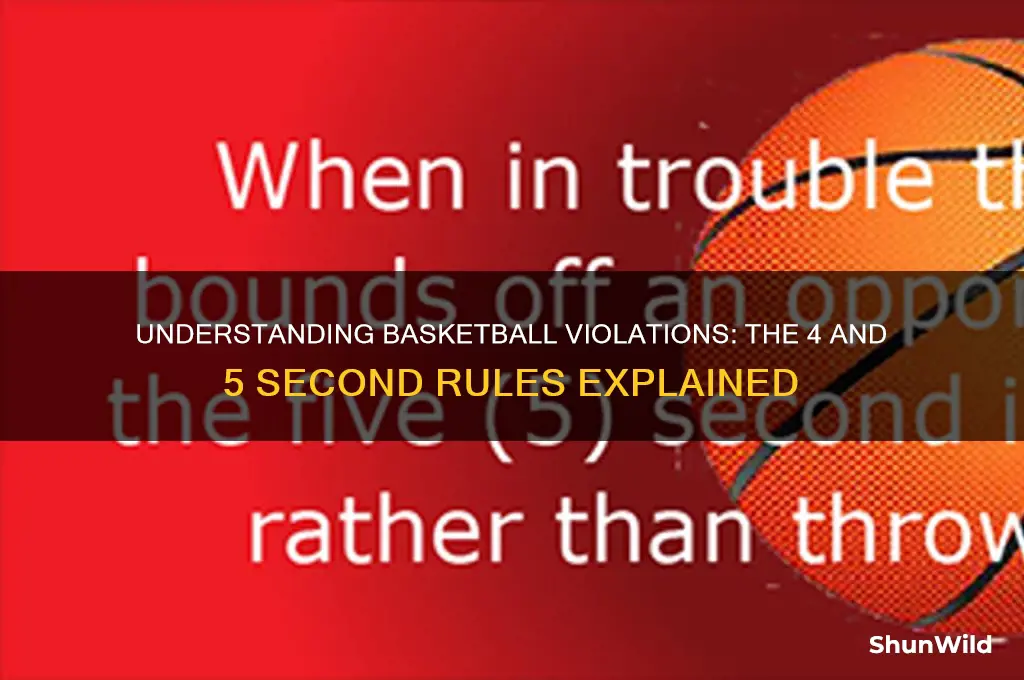 what is a 4 and 5 in basketball