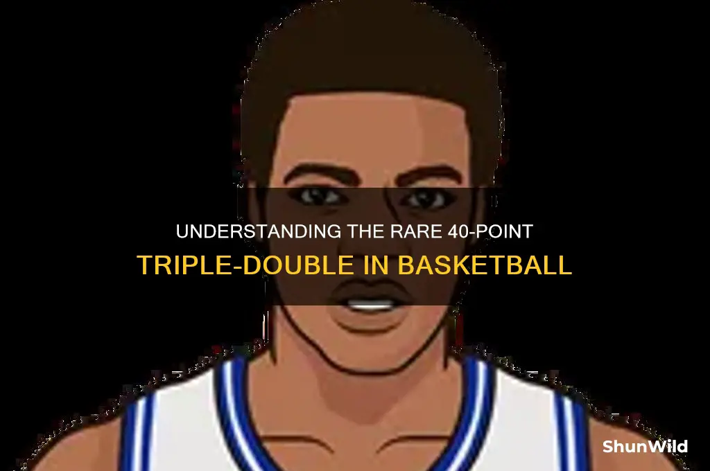 what is a 40 triple double in basketball
