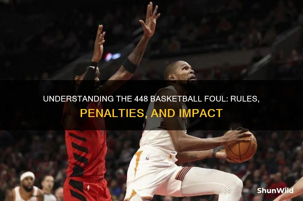what is a 448 foul in basketball