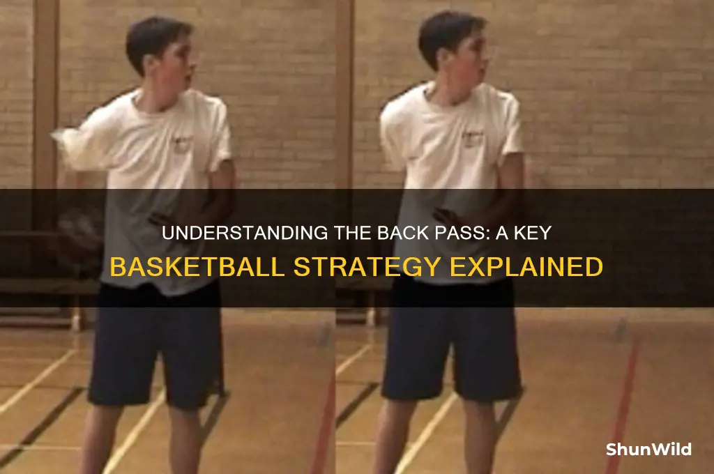 what is a back pass in basketball