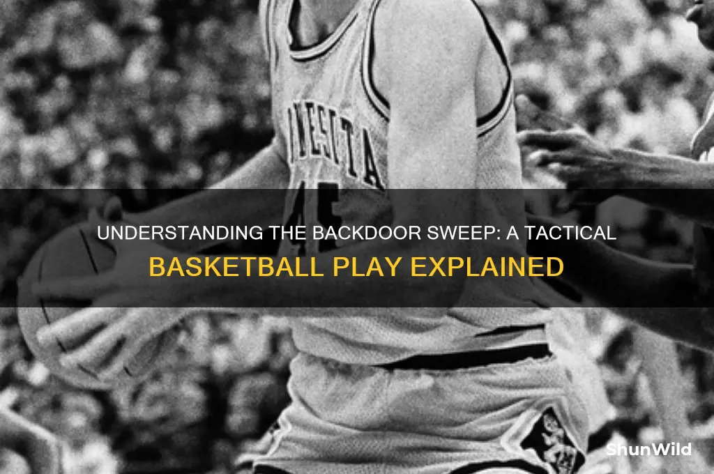what is a backdoor sweep in basketball