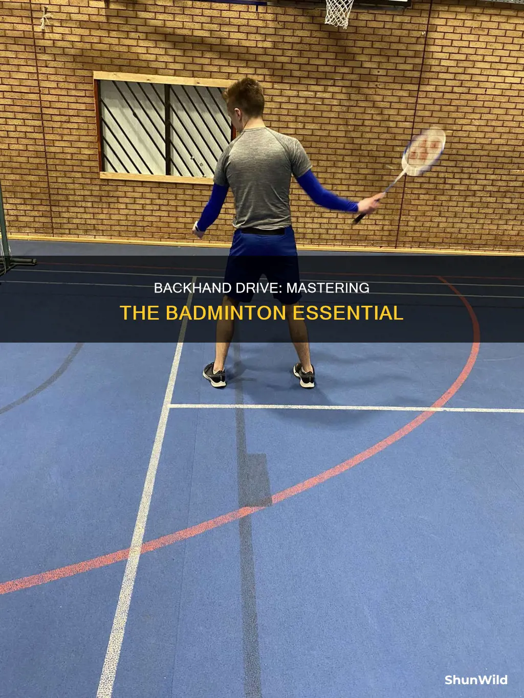 what is a backhand drive in badminton