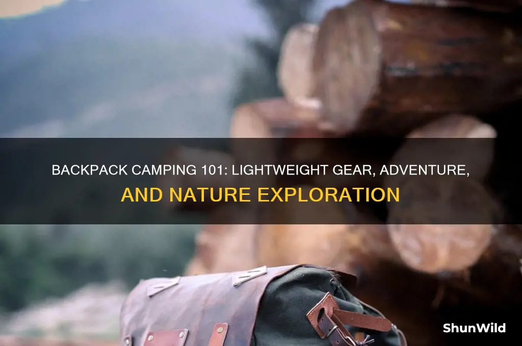 what is a backpack camp