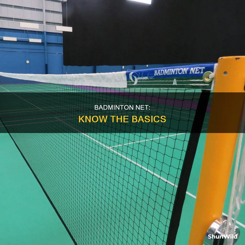 what is a badminton net